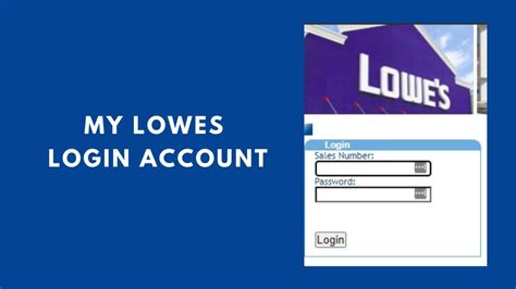 mylowes life|my lowe's life account sign in.